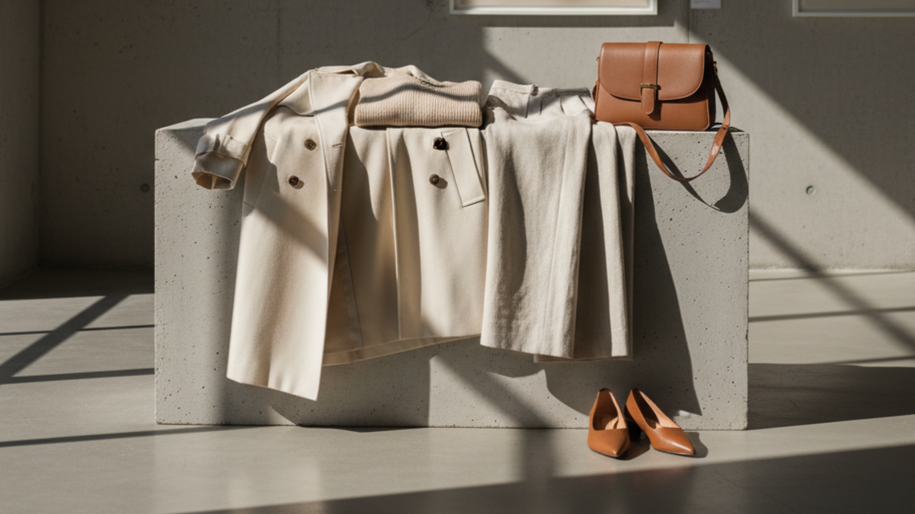 Ein feiner Farbtupfer: Stilvolle Akzente, die den neutralen Look beleben.